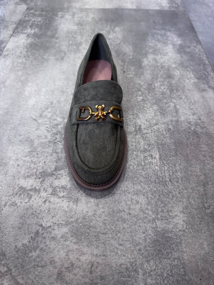 Kate  khaki green loafer