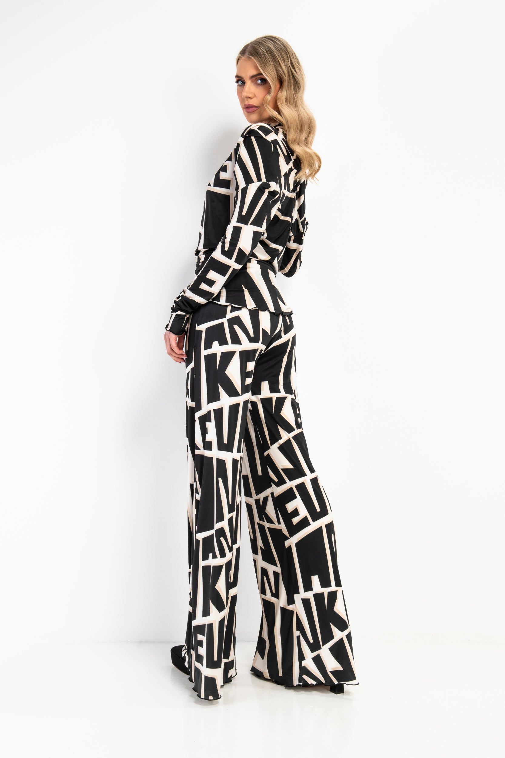 Kevan Jon COLIN Jumpsuit Blk/ivory