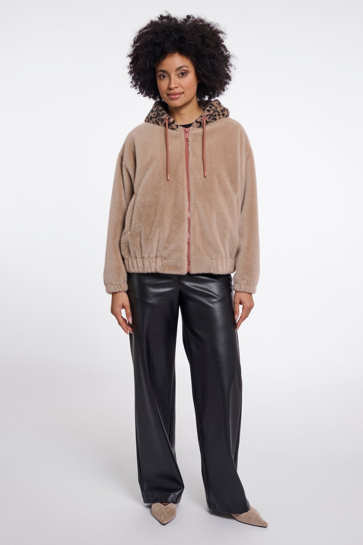 Rino & Pelle  ORI JACKET WITH ZIPPER AND HOOD