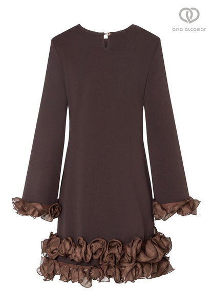 ana alcazar 42193 Brown 3D floral