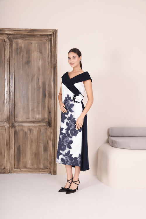 Lizabella-26SS-2348-02 NAVY dress