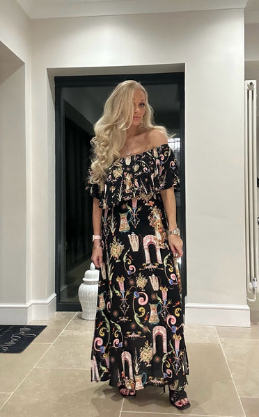 Stella moretti Morrocan mule CHARLOTTE DRESS