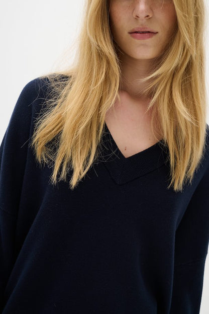 InWear FosterIW V neck MarineBlue