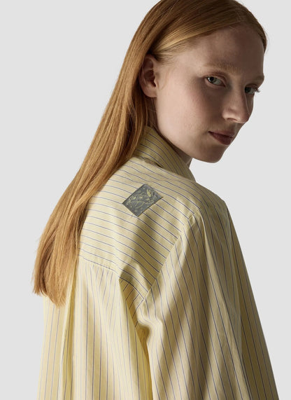 LCMT  623102 lemon pinstripe shirt