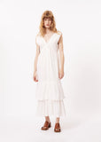 FRNCH CLEDA DRESS WHITE