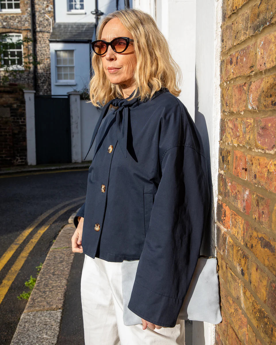 Chalk Tyla jacket. One size. Navy