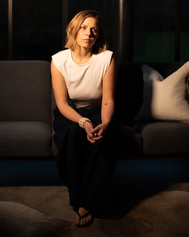 Chalk Rose top. One size