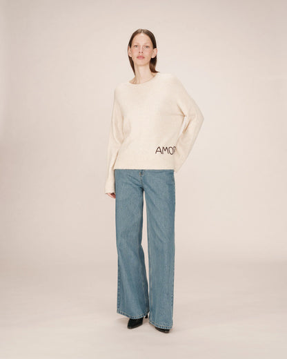 Grace & Mila  Saints chocolate sweater