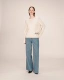Grace & Mila  Saints chocolate sweater