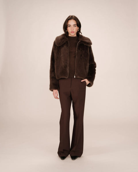 Grace & Mila Shonna faux fur jacket