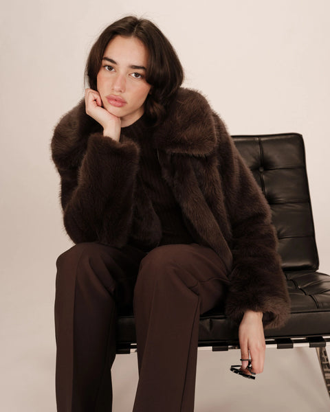 Grace & Mila Shonna faux fur jacket
