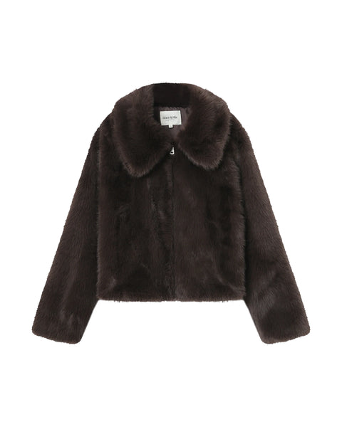 Grace & Mila Shonna faux fur jacket