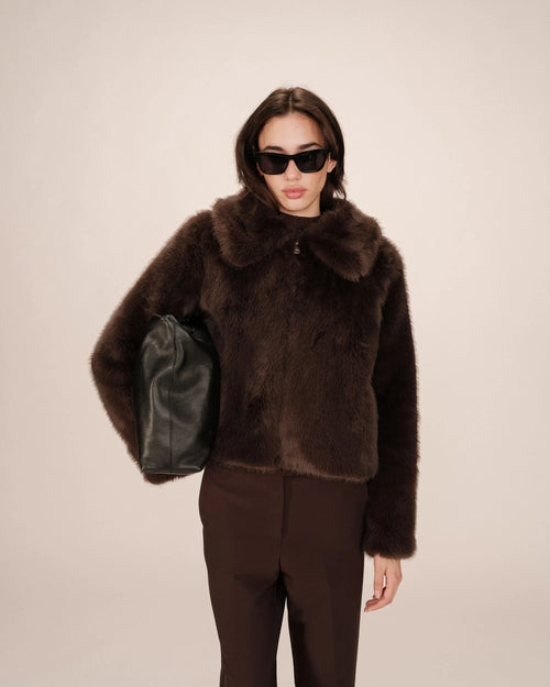 Grace & Mila Shonna faux fur jacket