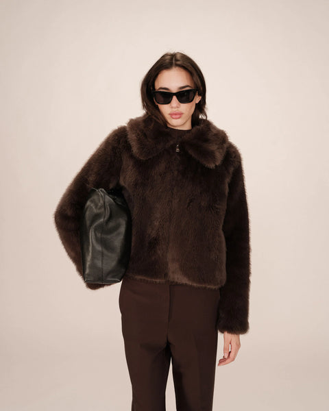 Grace & Mila Shonna faux fur jacket