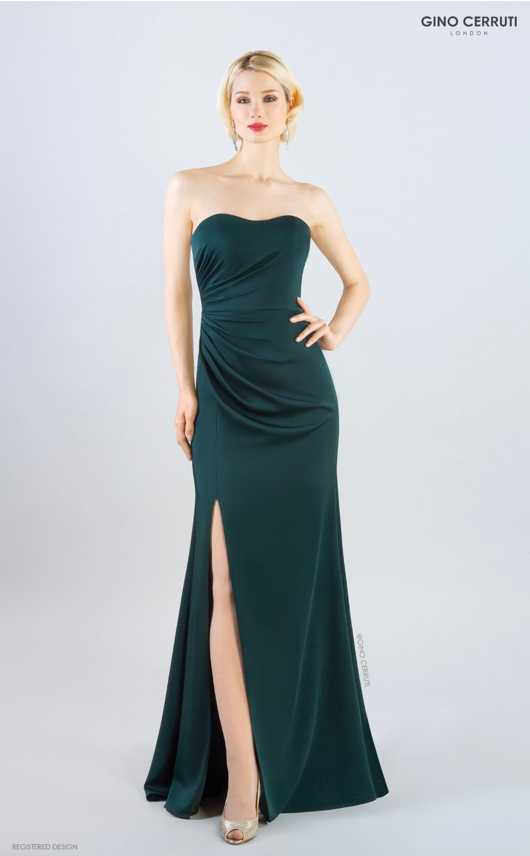 Gino Cerruti 4155H satin strapless