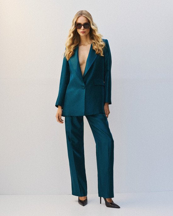 Access Fashion 5017 Trousers with glossy finish
