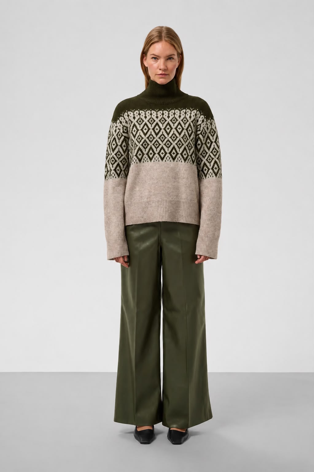 Soaked in luxury SLKayee wide long pant