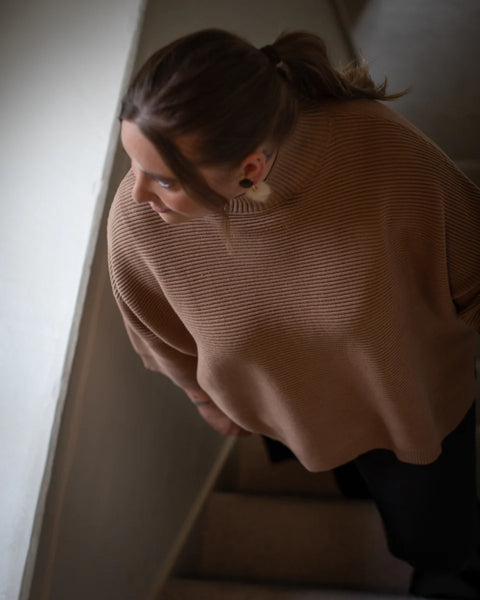CHALK VICKI JUMPER | DARK TAN