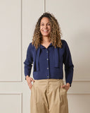CHALK CAMILLA CARDIGAN | NAVY
