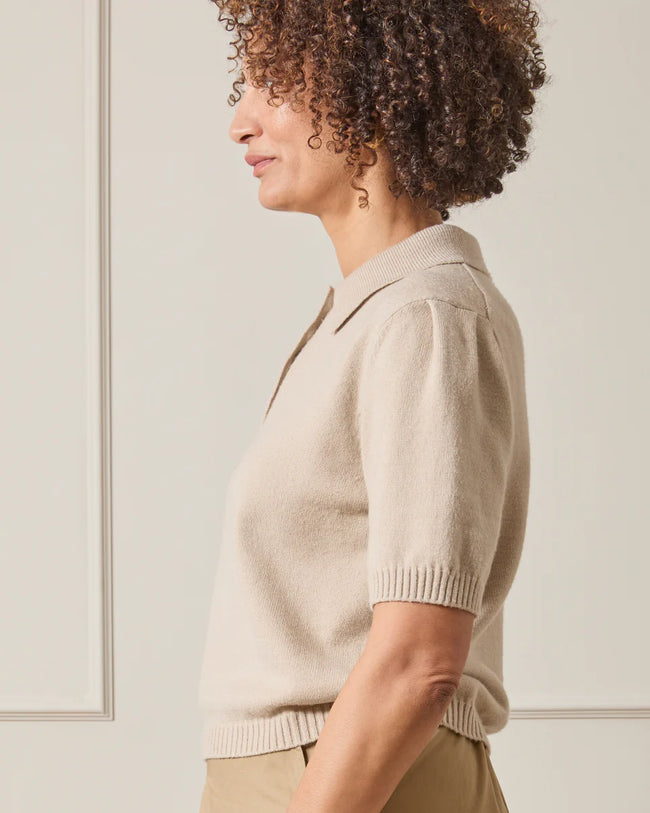 CHALK ASHLEY TOP | SAND