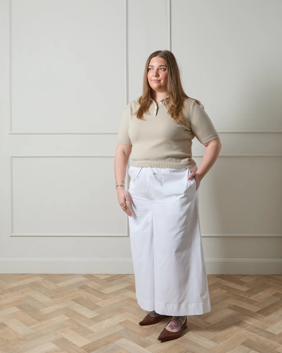 CHALK ASHLEY TOP | SAND