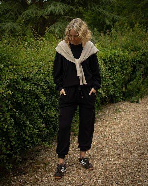 CHALK KERRIE SWEATSHIRT | MIDNIGHT