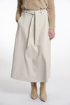 Rino & Pelle  Chelsea faux leather skirt birch