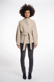 Rino & Pelle Cornelia short coat with collar - Birch