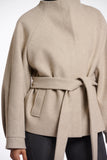 Rino & Pelle Cornelia short coat with collar - Birch