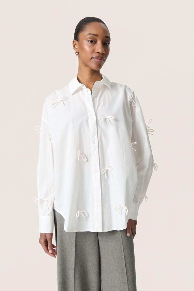 Soaked in Luxury SLJoa Bow Shirt