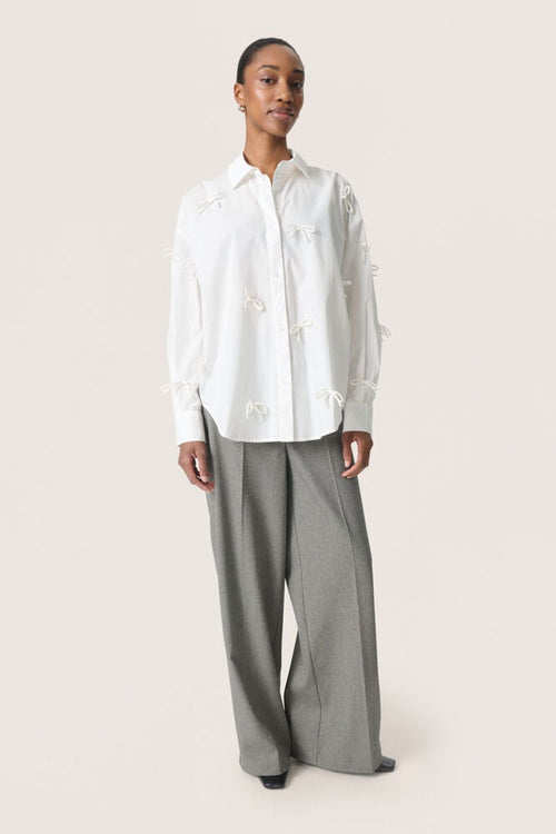Soaked in Luxury SLJoa Bow Shirt