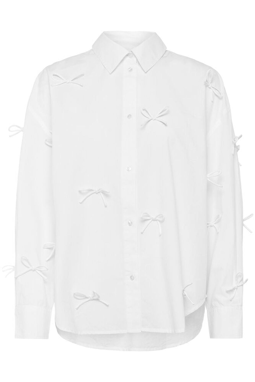 Soaked in Luxury SLJoa Bow Shirt