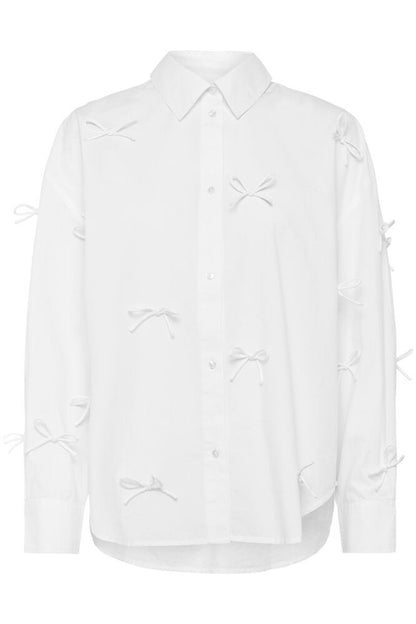 Soaked in Luxury SLJoa Bow Shirt