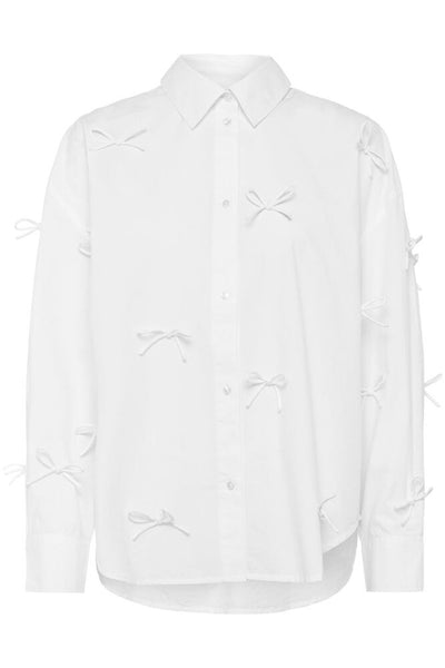 Soaked in Luxury SLJoa Bow Shirt