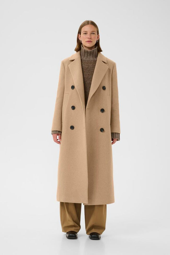 Inwear YunahIW Long coat  Tobbaco Brown