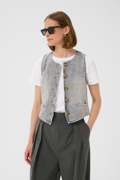 Inwear nanasIW Waistcoat  Lt grey wash