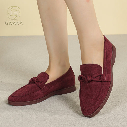 Suzie loafers-wine red