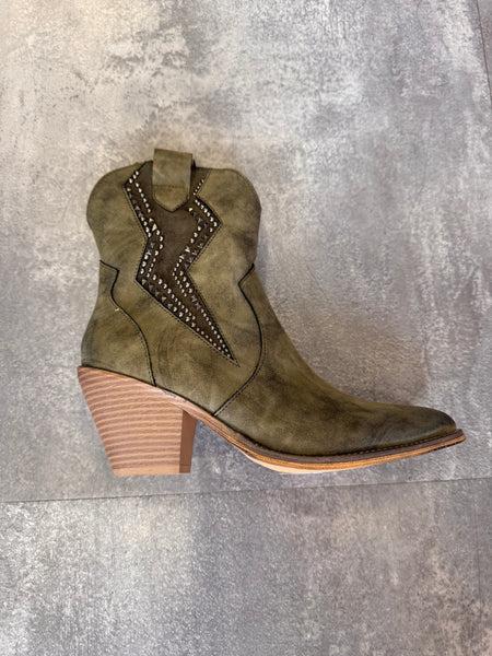 Thunder cowboy boot  Green