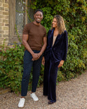 CHALK MARGO BLAZER | VELVET | NAVY