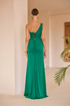 Carla Ruiz Asymmetric Dress Green