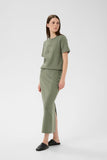 Inwear AidaIW Jersey skirt MULLED BASIL