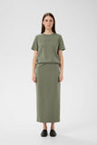 Inwear AidaIW Jersey skirt MULLED BASIL