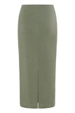 Inwear AidaIW Jersey skirt MULLED BASIL