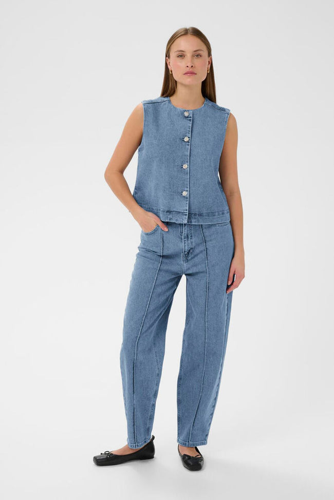 Soaked in Luxury SLRinatina waistcoat MBlue