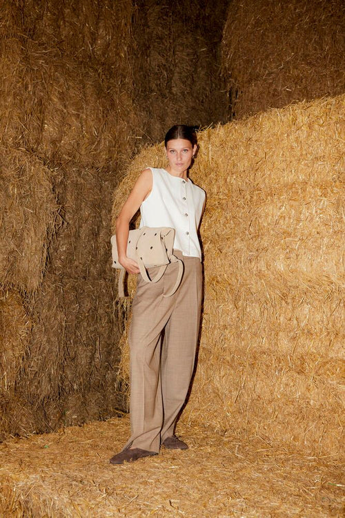 Soaked in Luxury SLRina waistcoat Whitecap