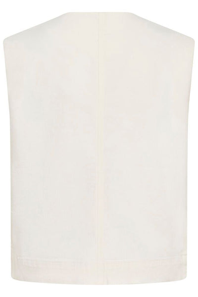 Soaked in Luxury SLRina waistcoat Whitecap