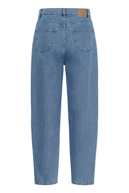 Soaked in Luxury SLRiatina Barrel Jeans Mblue