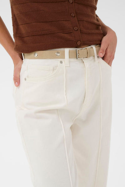 Soaked in Luxury SLRina Barrel Jeans white