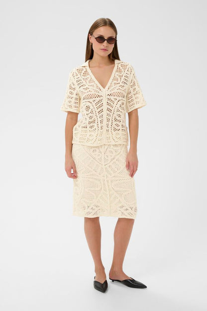 Soaked in Luxury SLAnamy Polo Blouse