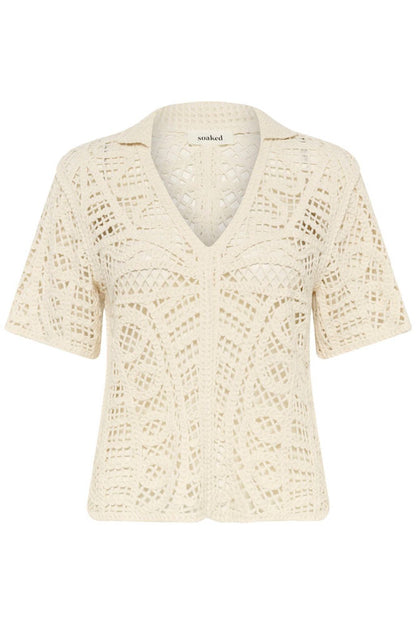 Soaked in Luxury SLAnamy Polo Blouse